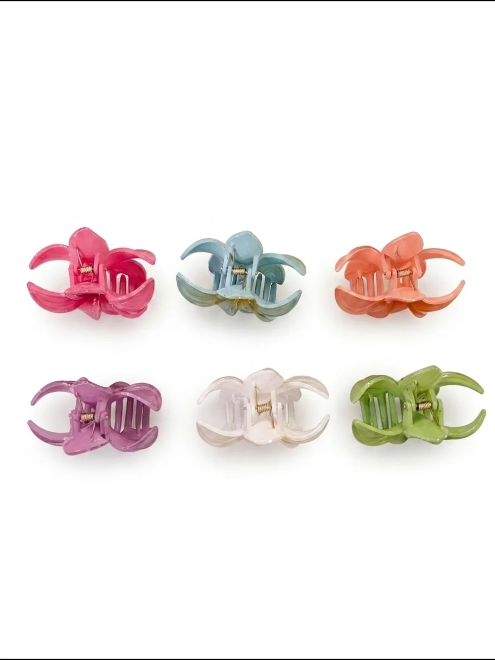 Hawaiian Flower Hair Claw Clips - Pick One (New)